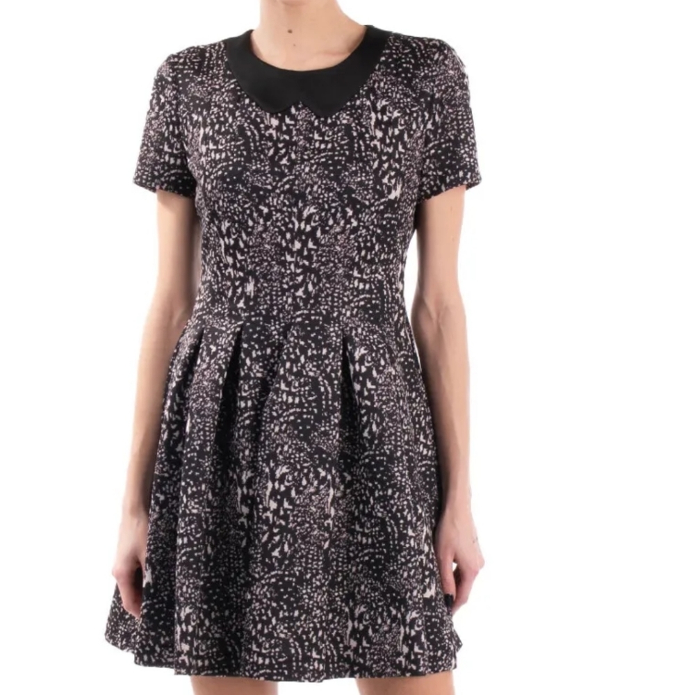 $650 NWT Elisabetta Franchi BETTY BLUE line Fit & Flare Dress Size IT 42 U.S. 6